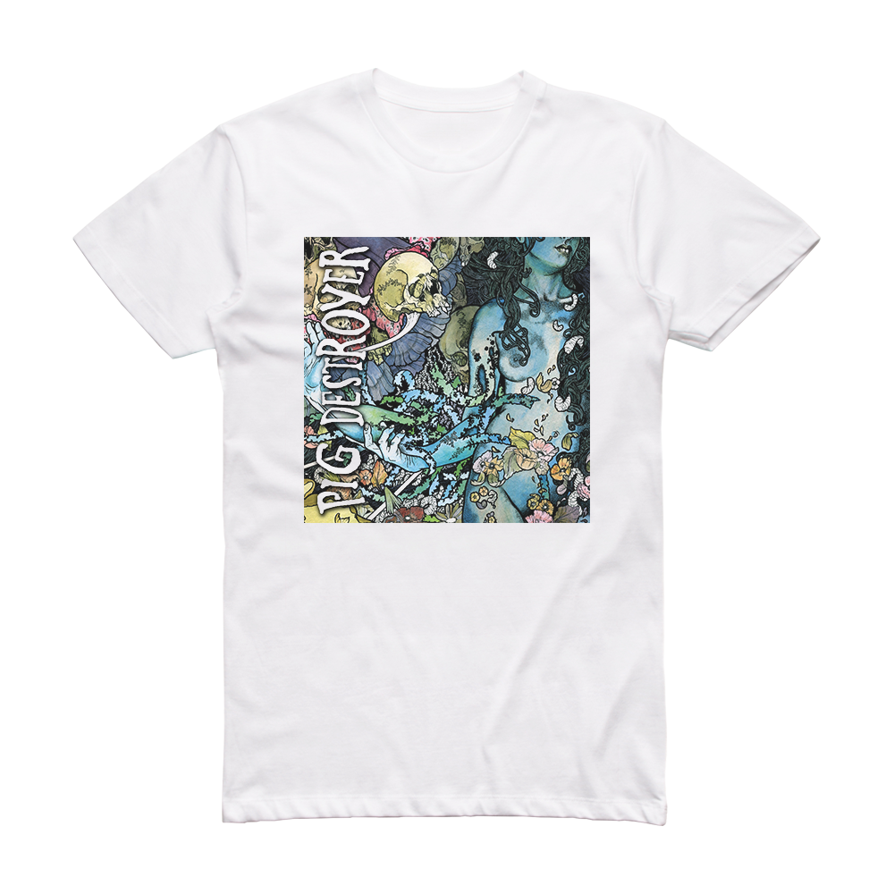 Pig Destroyer Phantom Limb 2 Album Cover T-Shirt White – ALBUM COVER T ...