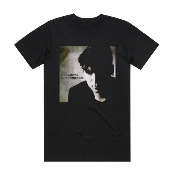 Phil Oakey Philip Oakey Giorgio Moroder 1 Album Cover T-Shirt Black