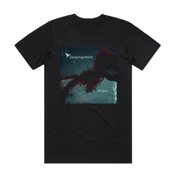 sleepingodslie Phlegma Album Cover T-Shirt Black