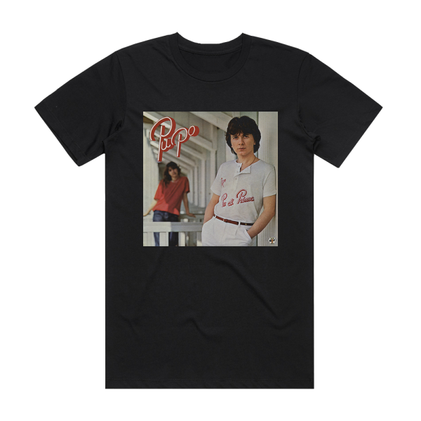 Pupo Pi Di Prima Album Cover T-Shirt Black