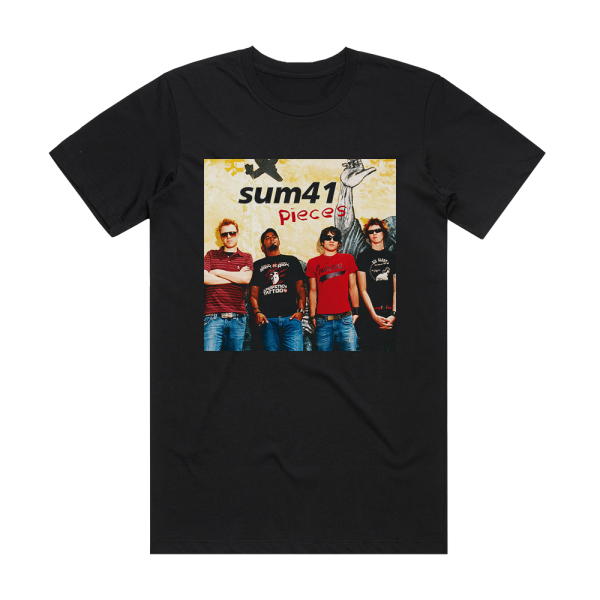 Sum 41 Pieces Album Cover T-Shirt Black