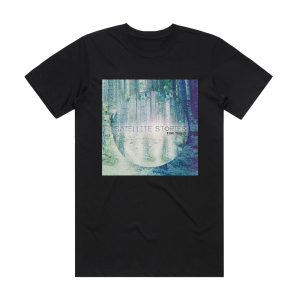 Satellite Stories Pine Trails Album Cover T-Shirt Black