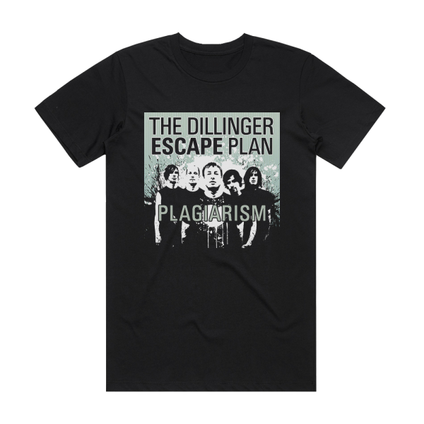 The Dillinger Escape Plan Plagiarism Album Cover T-Shirt Black