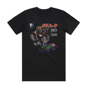 Ska-P Planeta Eskoria 2 Album Cover T-Shirt Black
