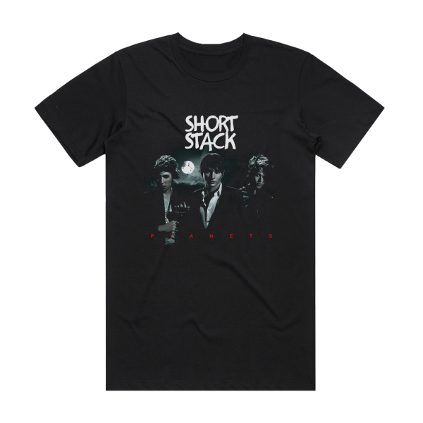 Short Stack Planets Album Cover T-Shirt Black