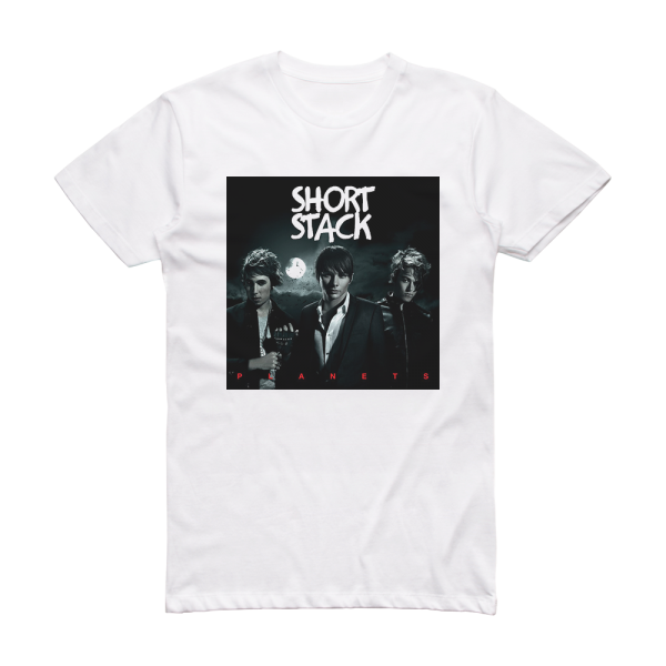 Short Stack Planets Album Cover T-Shirt White