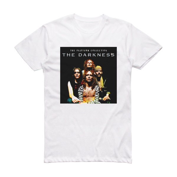 The Darkness Platinum Collection Album Cover T-Shirt White