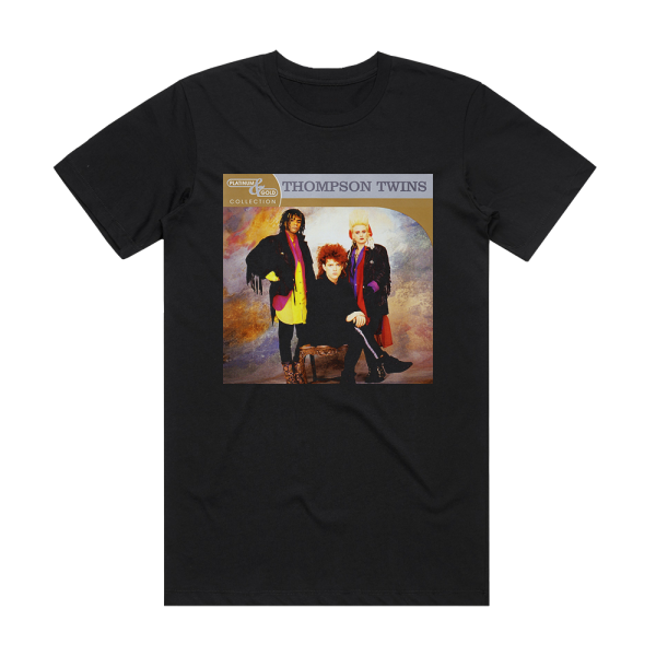 Thompson Twins Platinum Gold Collection Album Cover T-Shirt Black