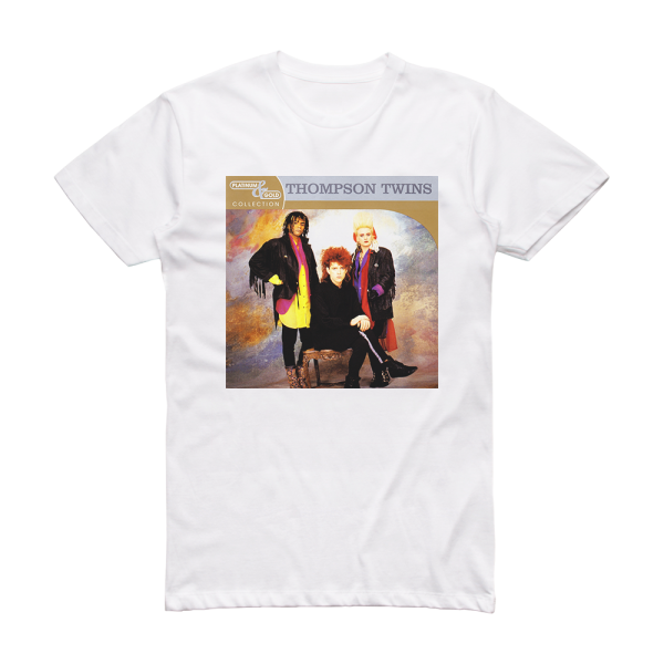 Thompson Twins Platinum Gold Collection Album Cover T-Shirt White