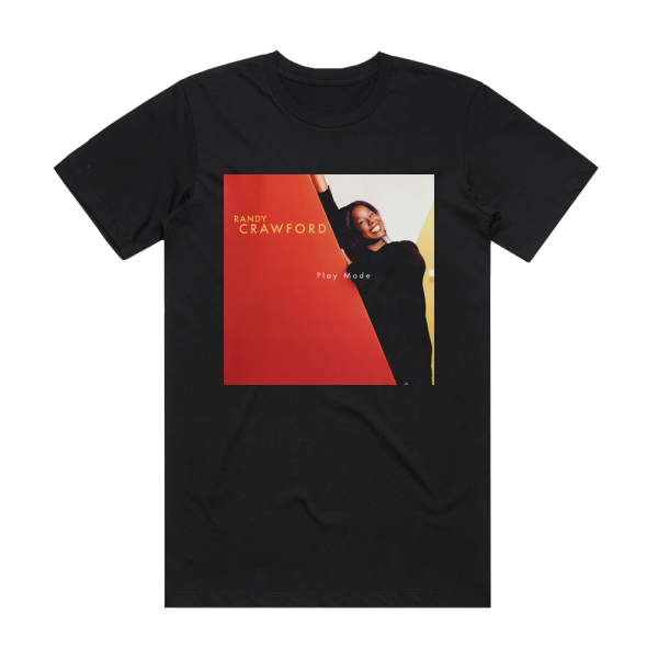 Randy Crawford Play Mode Album Cover T-Shirt Black