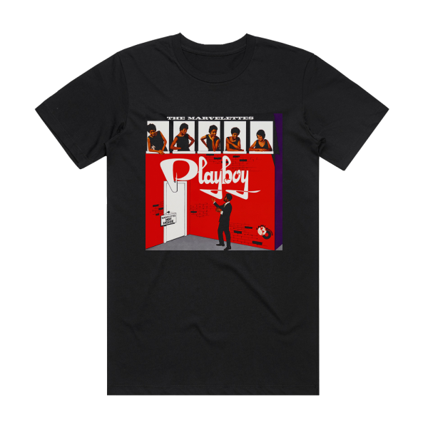 The Marvelettes Playboy Album Cover T-Shirt Black