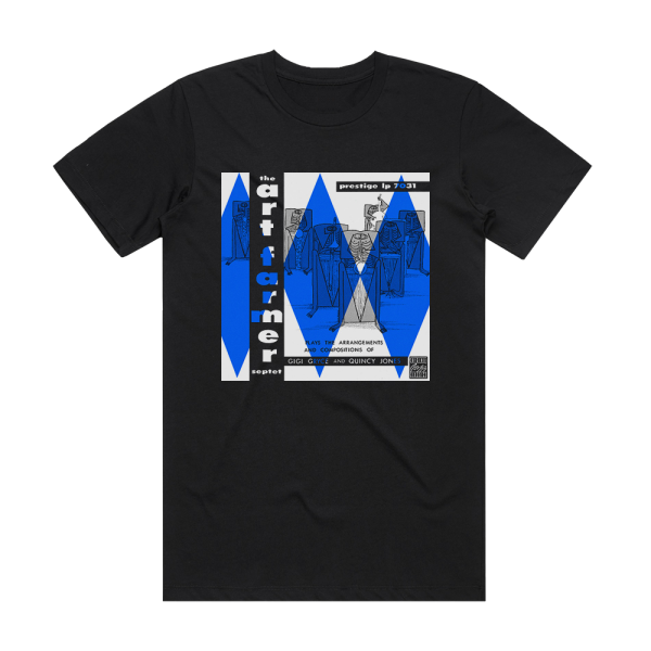 The Art Farmer Septet Plays The Arrangements And Compositions Of Gigi Gryce And Qu Album Cover T-Shirt Black