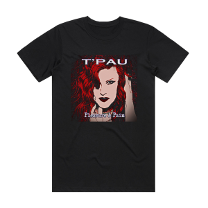TPau Pleasure Pain Album Cover T-Shirt Black