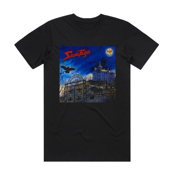 Savatage Poets And Madmen Album Cover T-Shirt Black