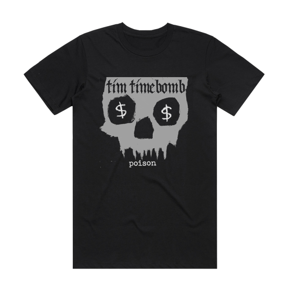 Tim Timebomb Poison Album Cover T-Shirt Black