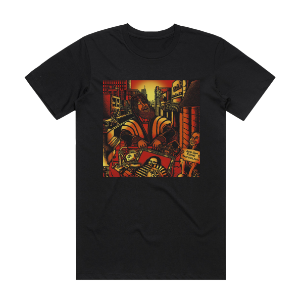 Red Sun Rising Polyester Zeal 1 Album Cover T-Shirt Black