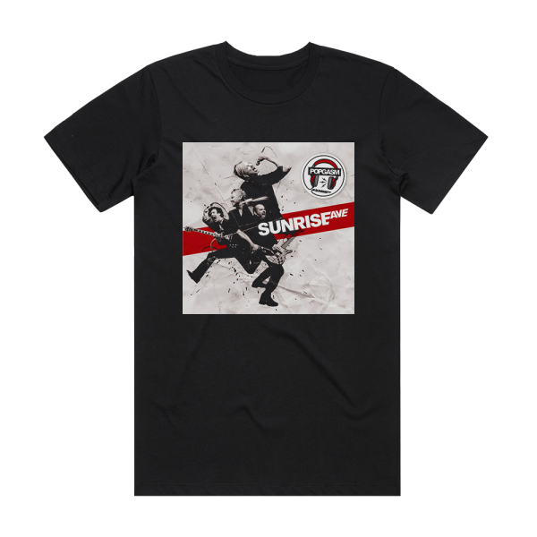Sunrise Avenue Popgasm Album Cover T-Shirt Black