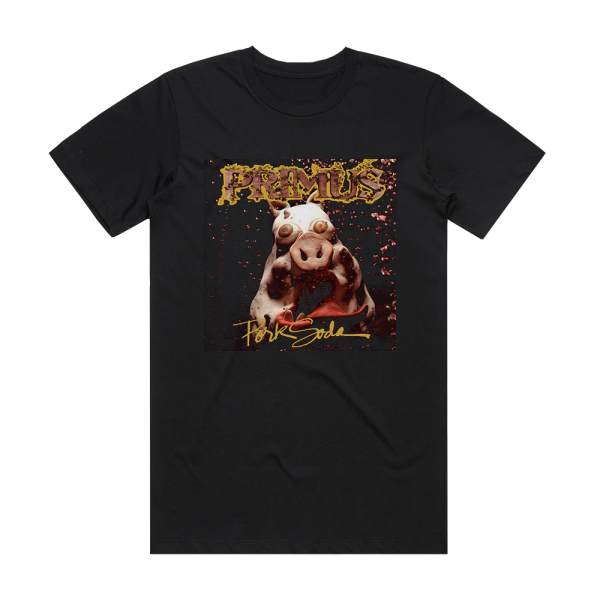 Primus Pork Soda Album Cover T-Shirt Black