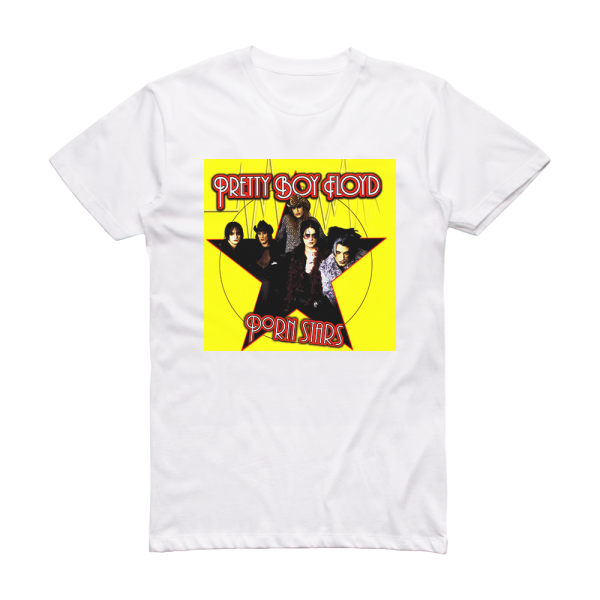 Pretty Boy Floyd Porn Stars Album Cover T-Shirt White