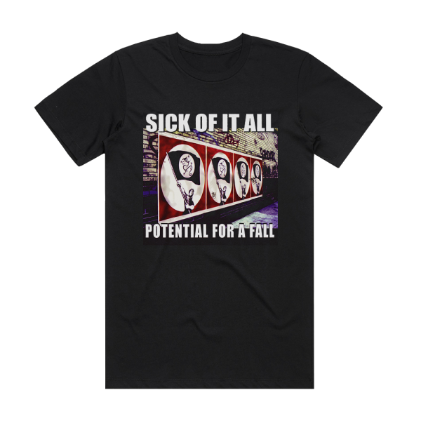 Sick of It All Potential For A Fall Album Cover T-Shirt Black