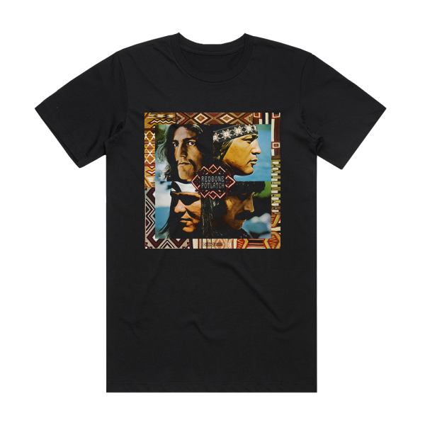 Redbone Potlatch Album Cover T-Shirt Black