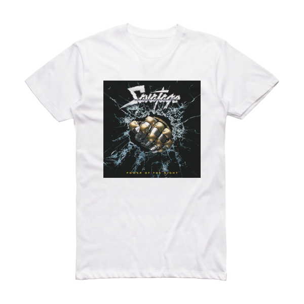 Savatage Power Of The Night Album Cover T-Shirt White