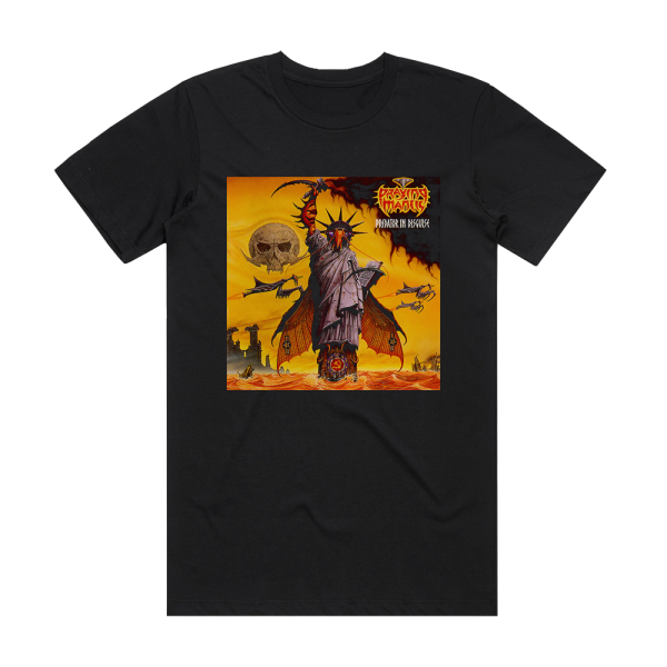 Praying Mantis Predator In Disguise Album Cover T-Shirt Black