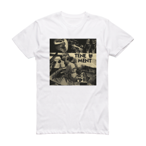 Tenement Predatory Headlights Album Cover T-Shirt White