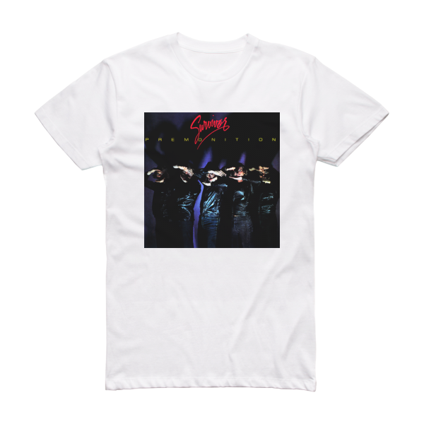 Survivor Premonition 1 Album Cover T-Shirt White