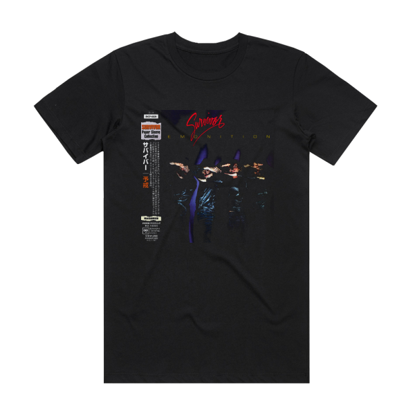 Survivor Premonition 2 Album Cover T-Shirt Black