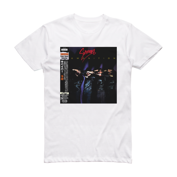 Survivor Premonition 2 Album Cover T-Shirt White