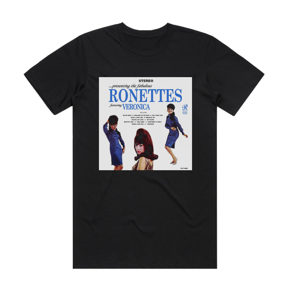 The Ronettes Presenting The Fabulous Ronettes Album Cover T-Shirt Black