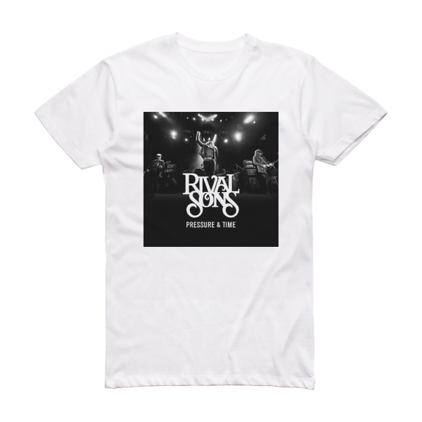 Rival Sons Pressure Time 2 Album Cover T-Shirt White