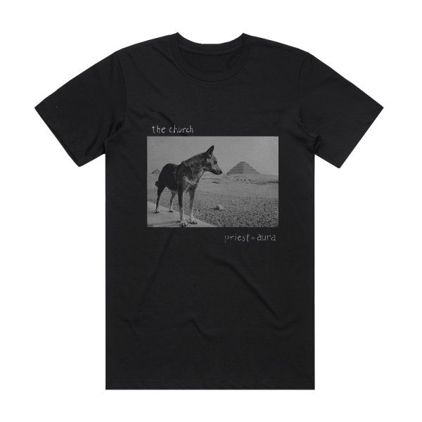 The Church Priest Aura Album Cover T-Shirt Black