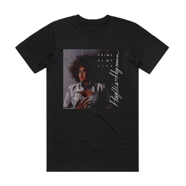 Phyllis Hyman Prime Of My Life Album Cover T-Shirt Black