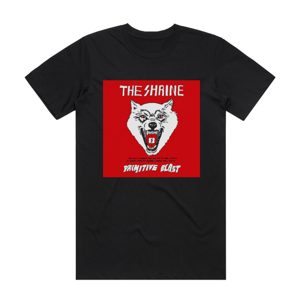 The Shrine Primitive Blast Album Cover T-Shirt Black