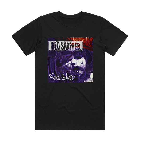 Red Snapper Prince Blimey Album Cover T-Shirt Black