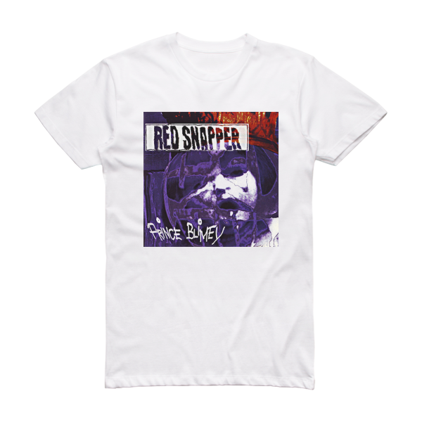 Red Snapper Prince Blimey Album Cover T-Shirt White