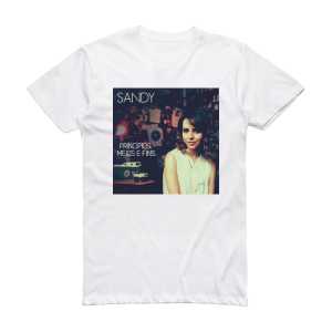 Sandy Princpios Meios E Fins Album Cover T-Shirt White