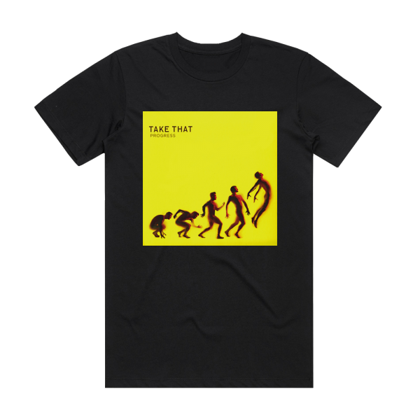 Pedro the Lion Progress Album Cover T-Shirt Black