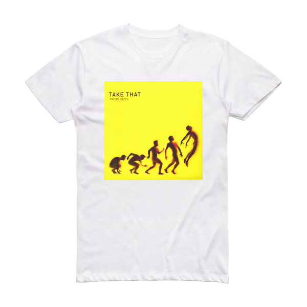 Pedro the Lion Progress Album Cover T-Shirt White