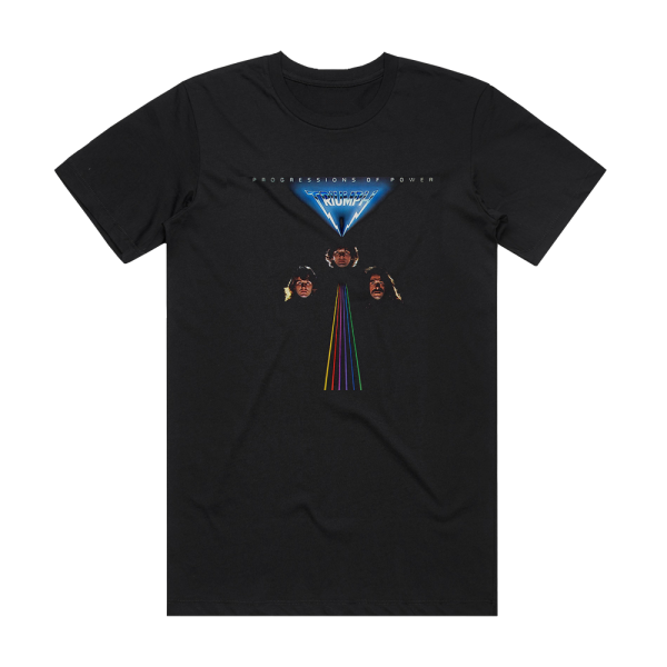 Triumph Progressions Of Power Album Cover T-Shirt Black