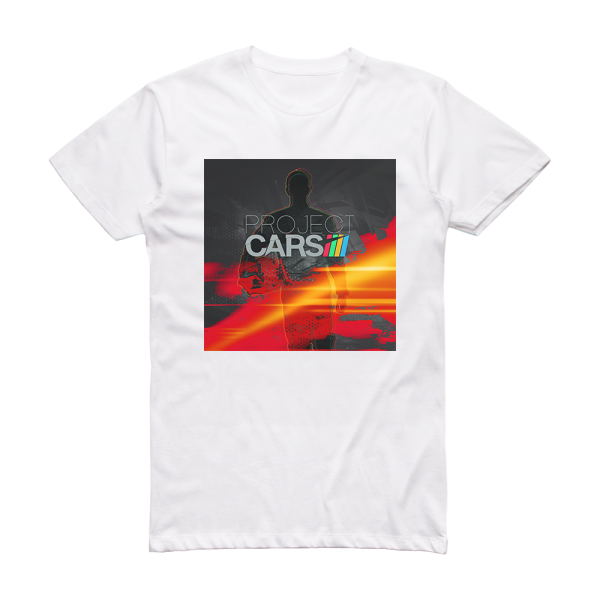 Stephen Baysted Project Cars Original Soundtrack Album Cover T-Shirt White