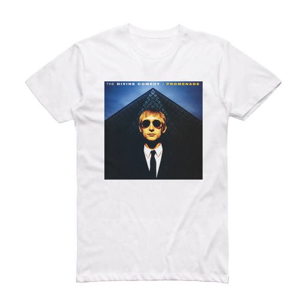 The Divine Comedy Promenade Album Cover T-Shirt White