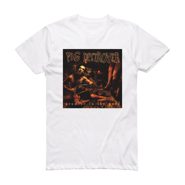 Pig Destroyer Prowler In The Yard Album Cover T-Shirt White