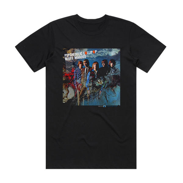 The Blues Magoos Psychedelic Lollipop Album Cover T-Shirt Black