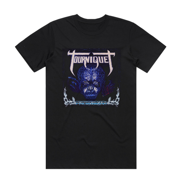 Tourniquet Psycho Surgery Album Cover T-Shirt Black