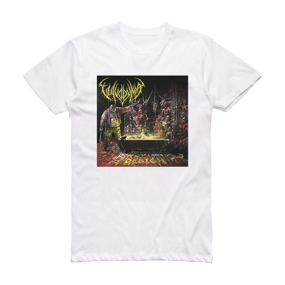 Vulvodynia Psychosadistic Design Album Cover T-Shirt White – ALBUM ...