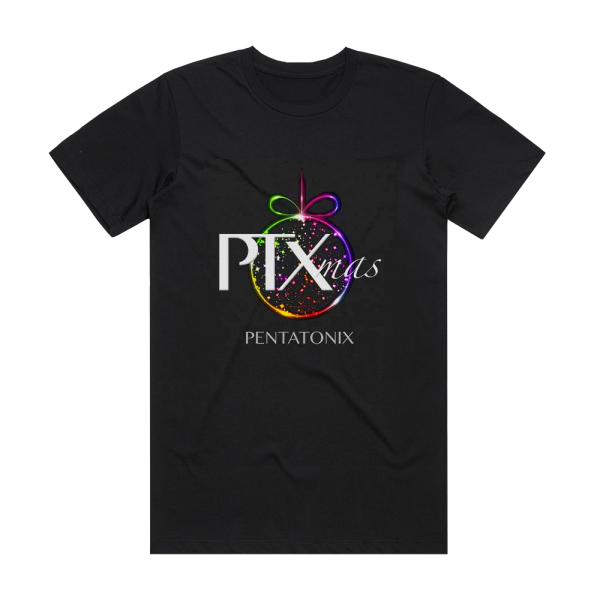 Pentatonix Ptxmas Album Cover T-Shirt Black