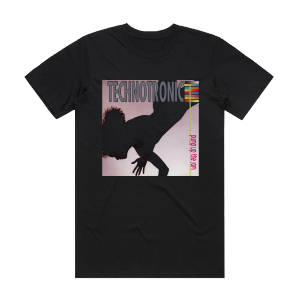 Technotronic Pump Up The Jam Album Cover T-Shirt Black